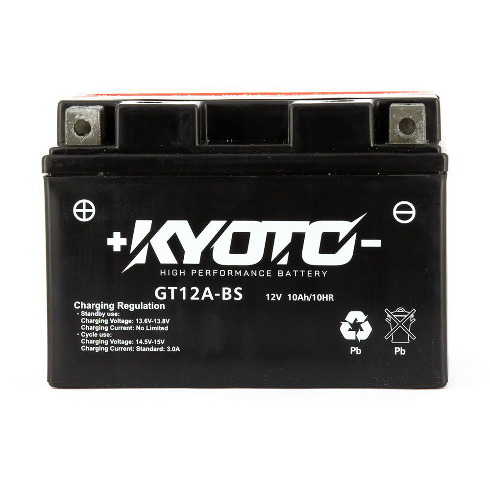 Batteria auto KYOTO Moto GT12A BS 9. EN AGM 12V 10Ah 130A